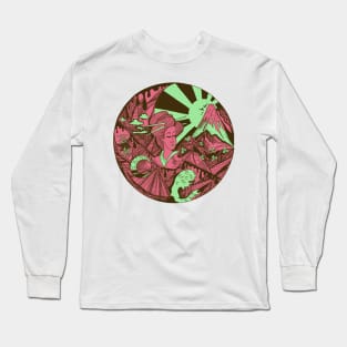 Pink Mint Dreaming of Japan Long Sleeve T-Shirt